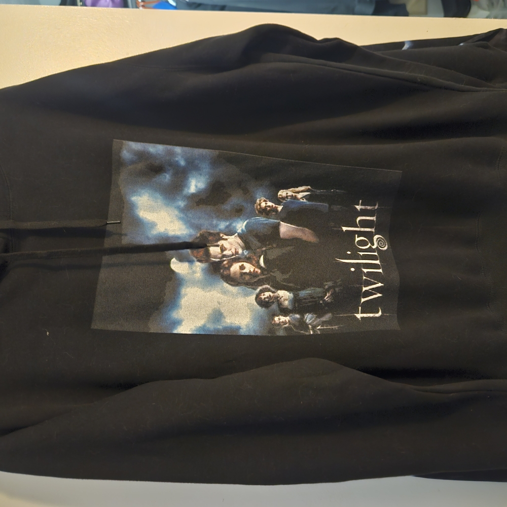Twilight Graphic Hoodie in Black